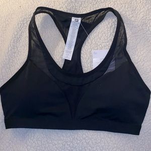 Black Fabletics Sports Bra Brand New Size L!